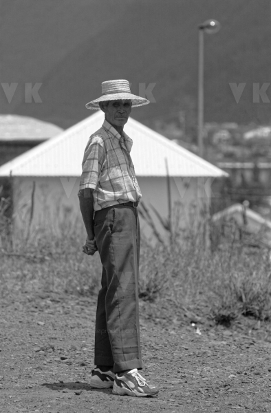 Homme cilaosien au chapeau