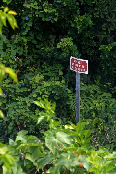 Defense de deposer des ordures