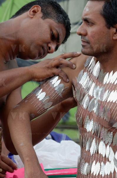 Celebration du Tai Poussam Cavadee a Saint-Louis, La Reunion