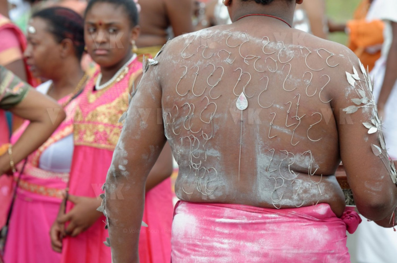 Celebration du Tai Poussam Cavadee a Saint-Louis, La Reunion
