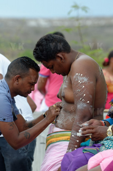 Celebration du Tai Poussam Cavadee a Saint-Louis, La Reunion