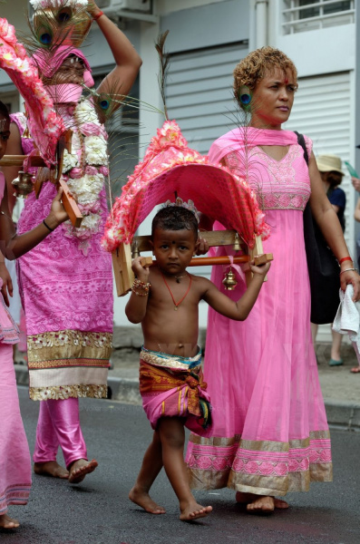 Celebration du Tai Poussam Cavadee a Saint-Louis, La Reunion