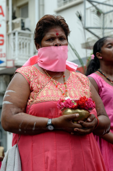 Celebration du Tai Poussam Cavadee a Saint-Louis, La Reunion