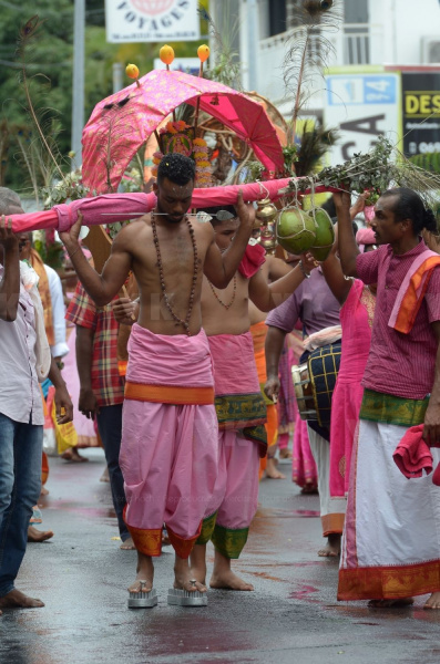Celebration du Tai Poussam Cavadee a Saint-Louis, La Reunion