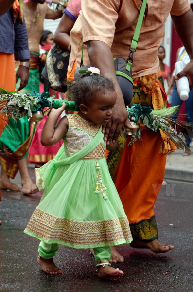 Celebration du Tai Poussam Cavadee a Saint-Louis, La Reunion