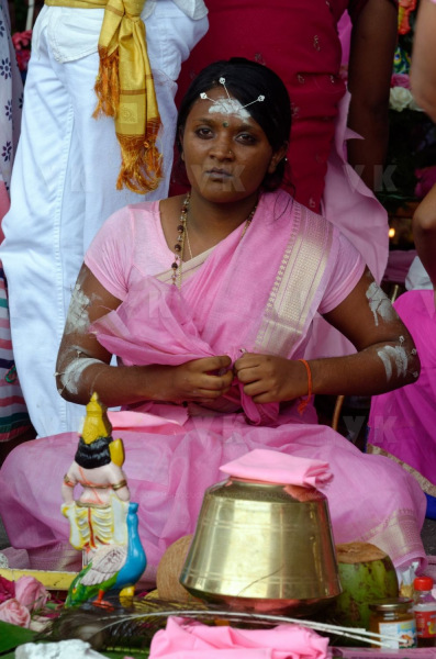 Celebration du Tai Poussam Cavadee a Saint-Louis, La Reunion