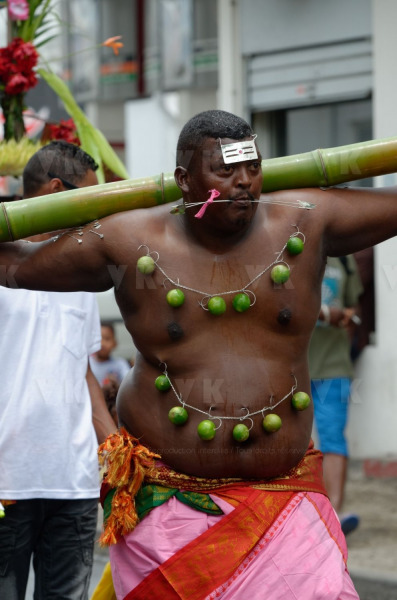 Celebration du Tai Poussam Cavadee a Saint-Louis, La Reunion