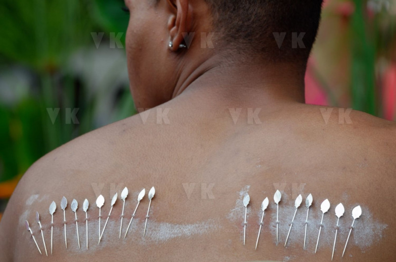 Celebration du Tai Poussam Cavadee a Saint-Louis, La Reunion