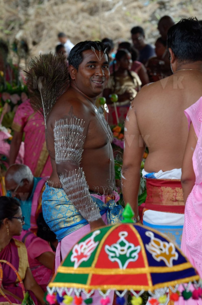 Celebration du Tai Poussam Cavadee a Saint-Louis, La Reunion
