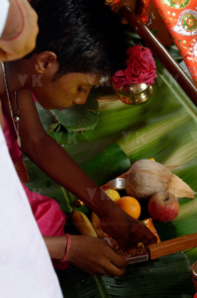 Celebration du Tai Poussam Cavadee a Saint-Louis, La Reunion