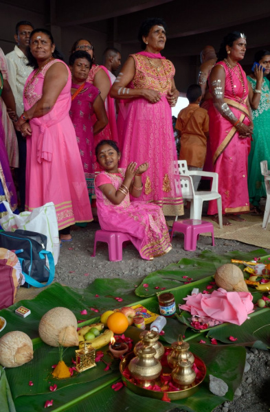 Celebration du Tai Poussam Cavadee a Saint-Louis, La Reunion