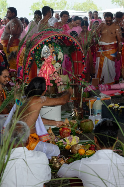 Celebration du Tai Poussam Cavadee a Saint-Louis, La Reunion