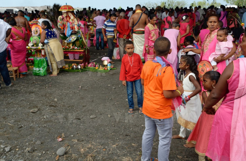 Celebration du Tai Poussam Cavadee a Saint-Louis, La Reunion