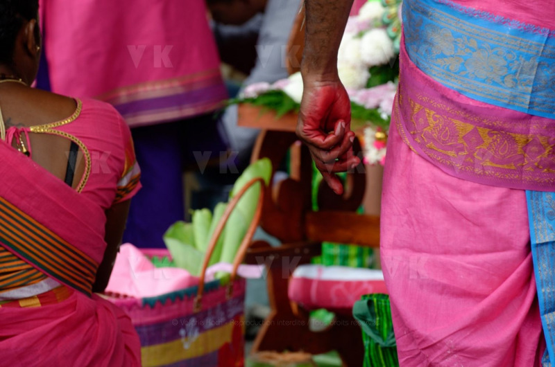 Celebration du Tai Poussam Cavadee a Saint-Louis, La Reunion