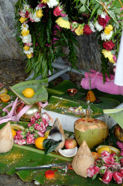 Celebration du Tai Poussam Cavadee a Saint-Louis, La Reunion