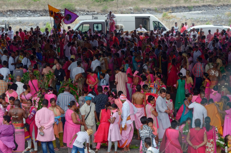Celebration du Tai Poussam Cavadee a Saint-Louis, La Reunion