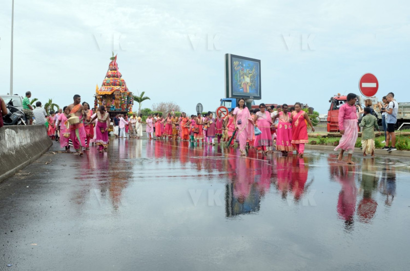 Celebration du Tai Poussam Cavadee a Saint-Louis, La Reunion