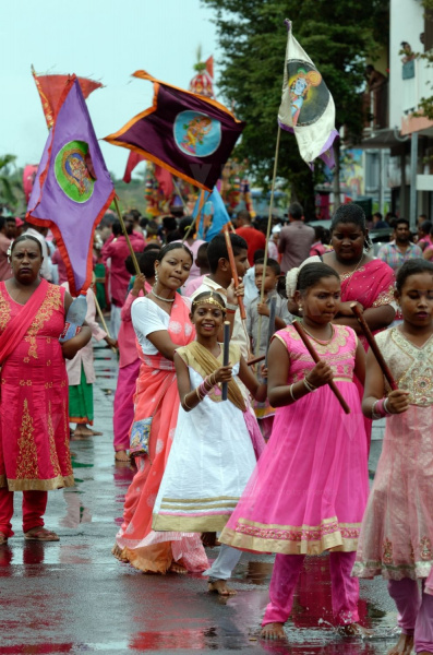 Celebration du Tai Poussam Cavadee a Saint-Louis, La Reunion