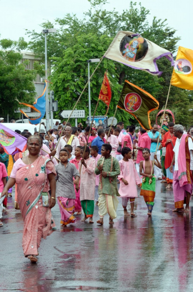 Celebration du Tai Poussam Cavadee a Saint-Louis, La Reunion