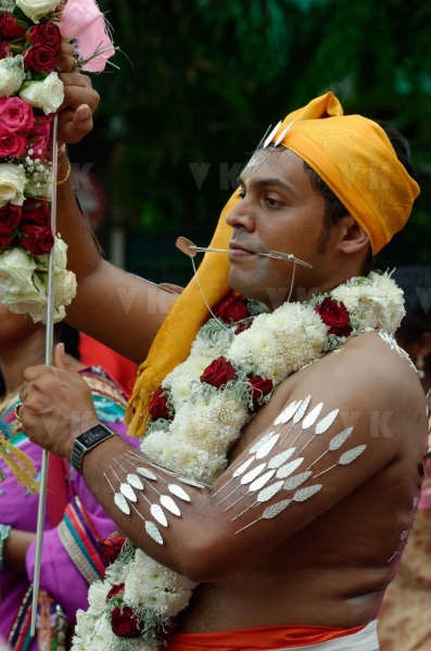 Celebration du Tai Poussam Cavadee a Saint-Louis, La Reunion