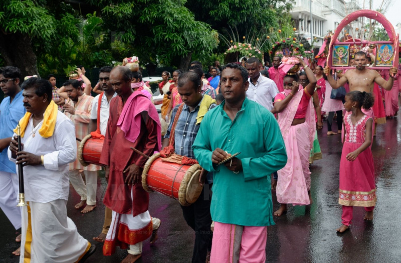 Celebration du Tai Poussam Cavadee a Saint-Louis, La Reunion