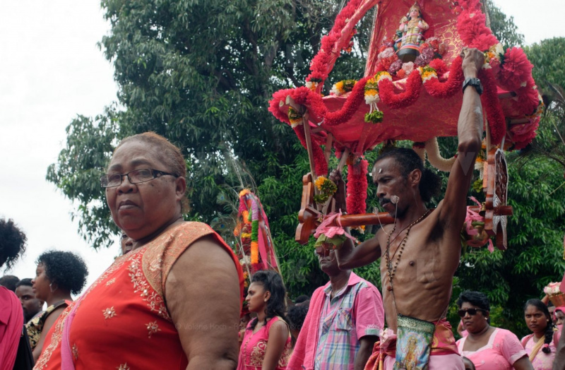 Celebration du Tai Poussam Cavadee a Saint-Louis, La Reunion