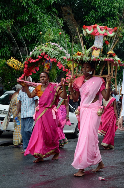 Celebration du Tai Poussam Cavadee a Saint-Louis, La Reunion