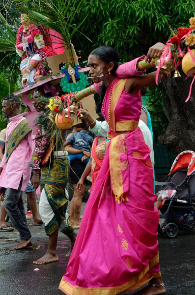 Celebration du Tai Poussam Cavadee a Saint-Louis, La Reunion