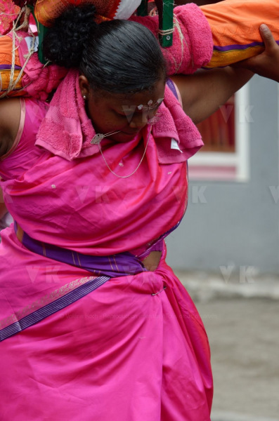 Celebration du Tai Poussam Cavadee a Saint-Louis, La Reunion