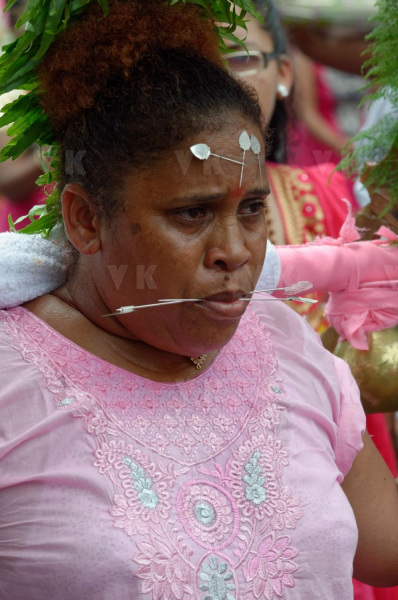 Celebration du Tai Poussam Cavadee a Saint-Louis, La Reunion