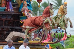 Celebration du Tai Poussam Cavadee a Saint-Louis, La Reunion