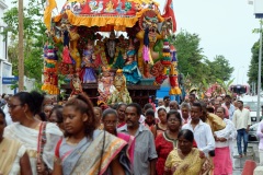Celebration du Tai Poussam Cavadee a Saint-Louis, La Reunion