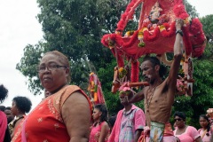 Celebration du Tai Poussam Cavadee a Saint-Louis, La Reunion