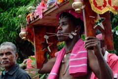 Celebration du Tai Poussam Cavadee a Saint-Louis, La Reunion