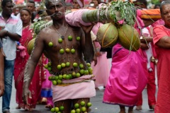 Celebration du Tai Poussam Cavadee a Saint-Louis, La Reunion