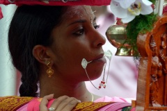 Celebration du Tai Poussam Cavadee a Saint-Louis, La Reunion