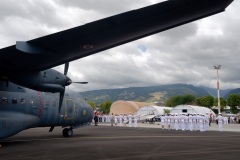 Ceremonie pour le centenaire de la disparition de Roland Garros au DA181 de la Reunion