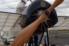 Ceremonie pour le centenaire de la disparition de Roland Garros au DA181 de la Reunion