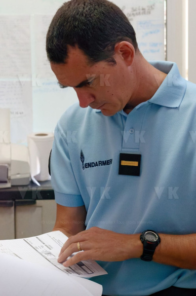Controles sanitaires et administratifs par la Brigade Nautique Cotiere de gendarmerie