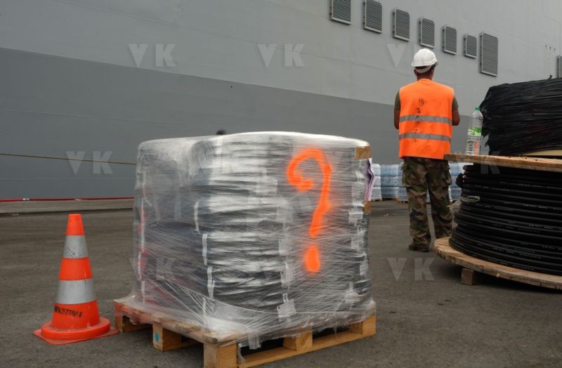 Chargement et desinfection du fret a destination de Mayotte - Loading and disinfection of freight bound for Mayotte