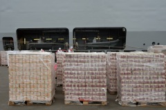 Chargement et desinfection du fret a destination de Mayotte - Loading and disinfection of freight bound for Mayotte