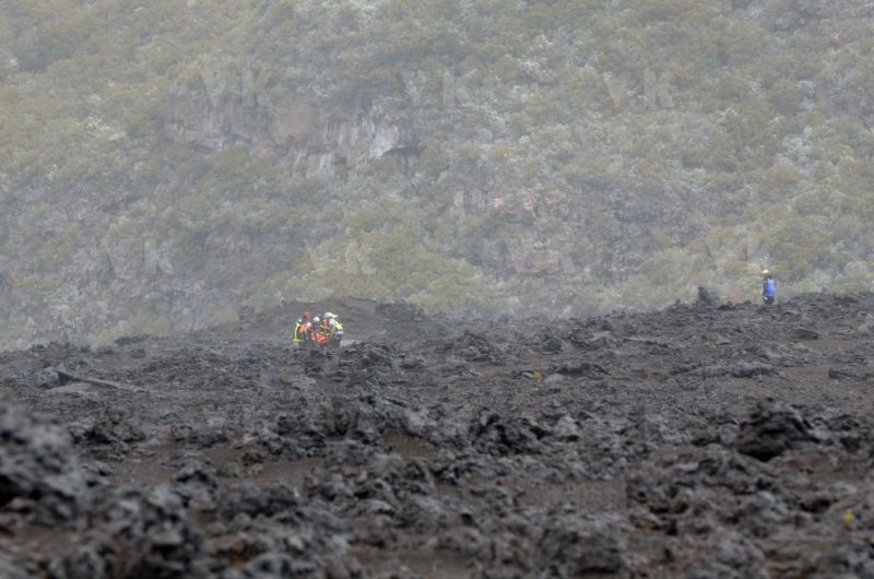 Crash d’un aeronef dans la zone du volcan