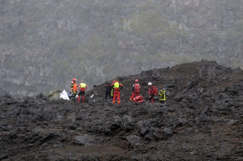 Crash d’un aeronef dans la zone du volcan