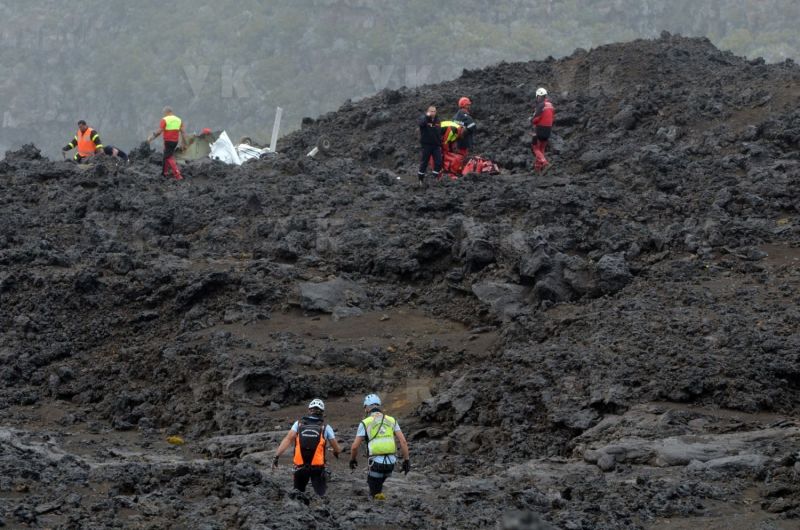 Crash d’un aeronef dans la zone du volcan
