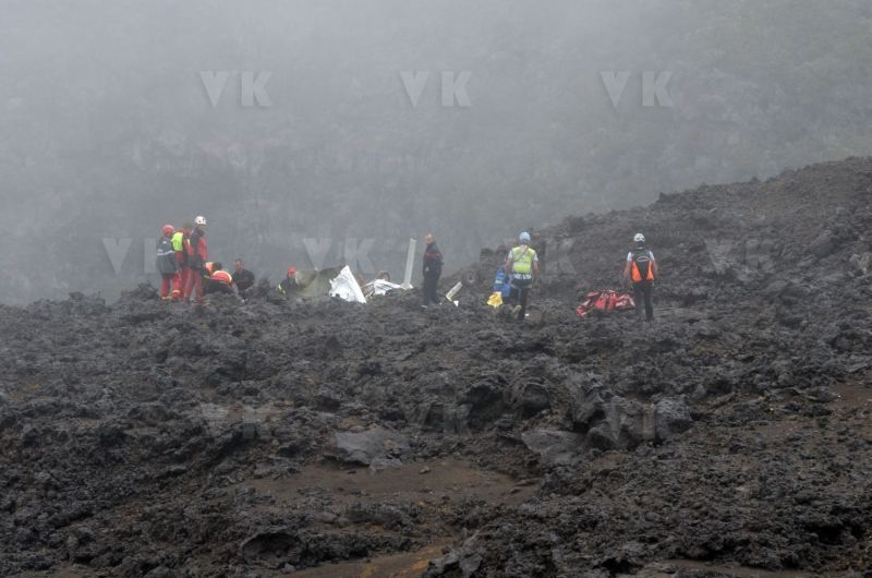 Crash d’un aeronef dans la zone du volcan