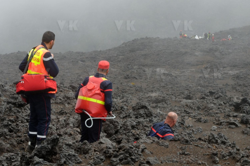 Crash d’un aeronef dans la zone du volcan