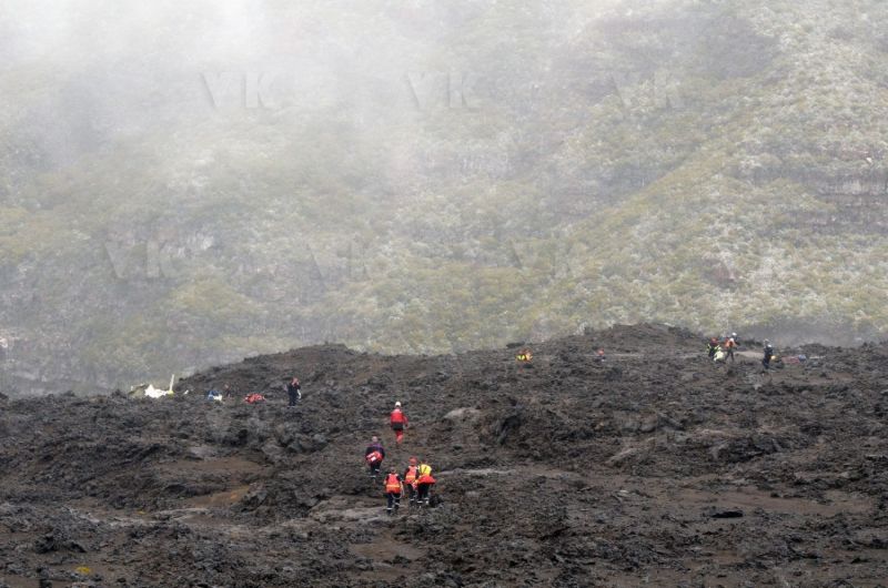 Crash d’un aeronef dans la zone du volcan