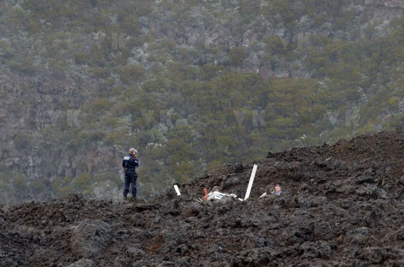 Crash d’un aeronef dans la zone du volcan