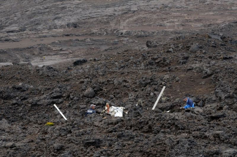Crash d’un aeronef dans la zone du volcan