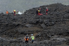 Crash d’un aeronef dans la zone du volcan